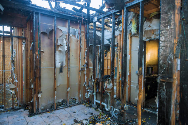Professional Emergency Fire Cleanup technician working in Milltown, NJ